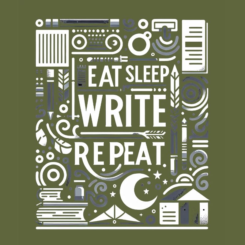 Eat Sleep Write Repeat 6