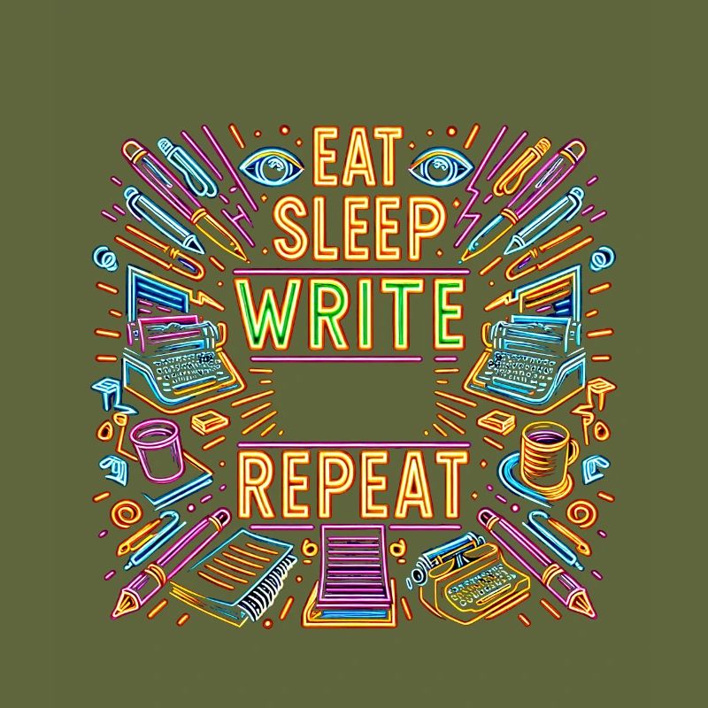 Eat Sleep Write Repeat 8