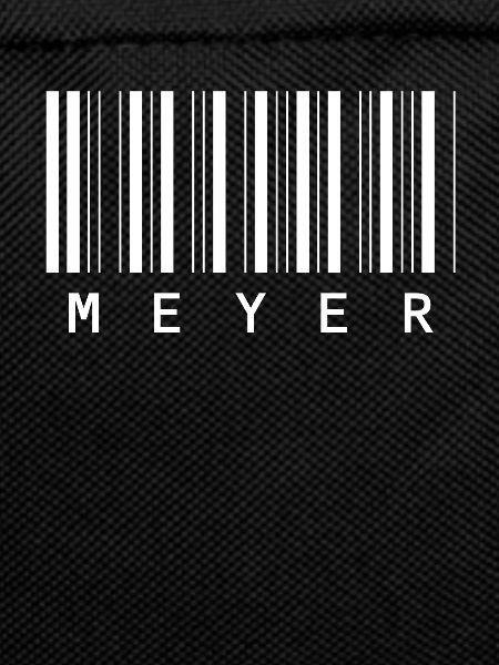 Meyer Barcode Familienname Balkencode Geschenk