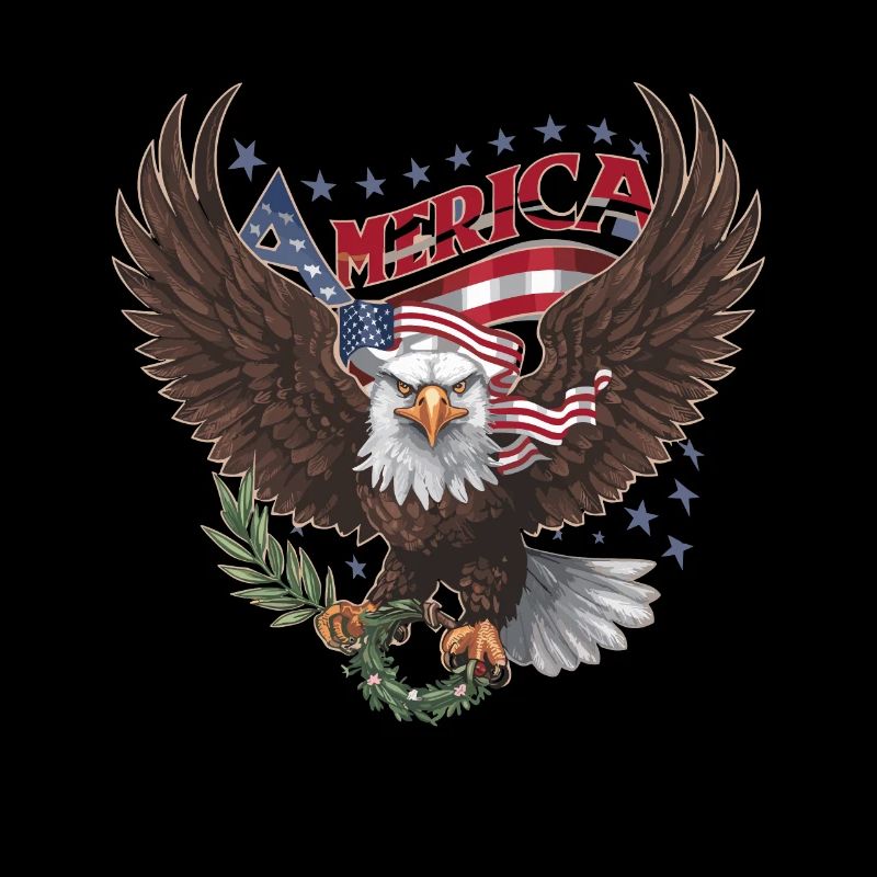 Drapeau américain des États-Unis Eagle Pride