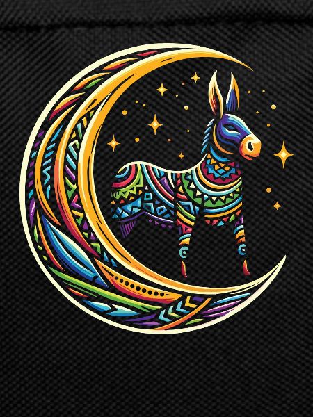 Muli Donkey Tribal Moon