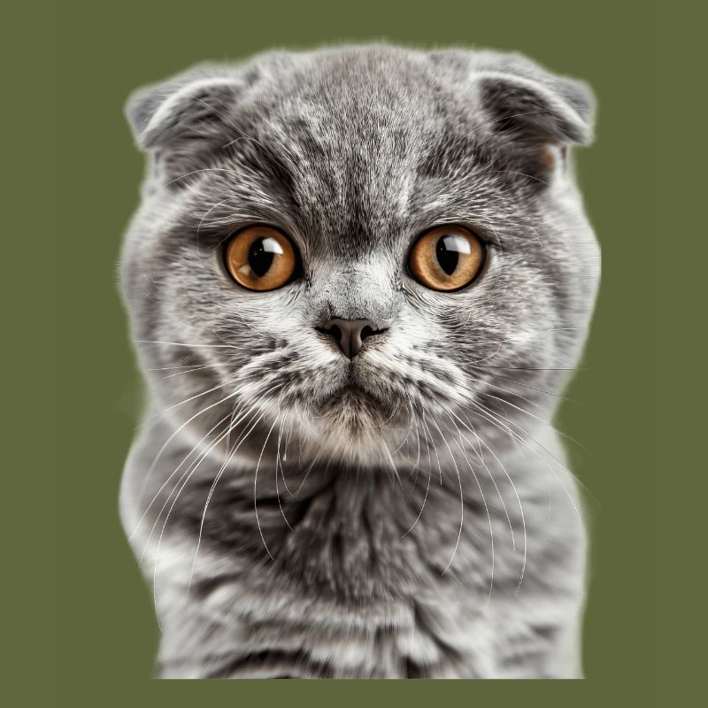 Chat écossais à oreilles repliées