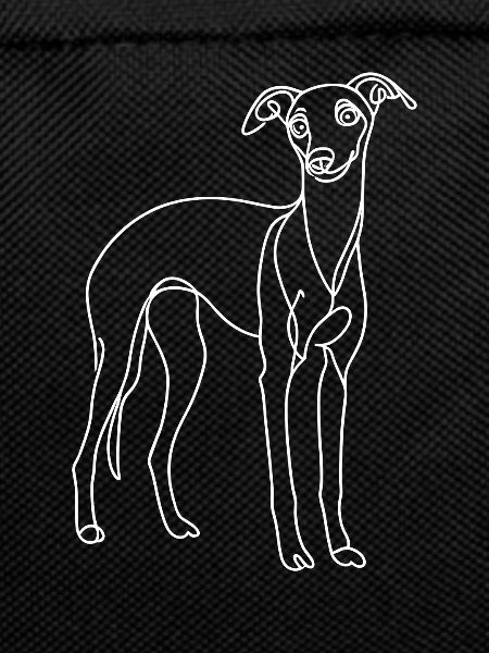 Line Art Italian Greyhound Italian