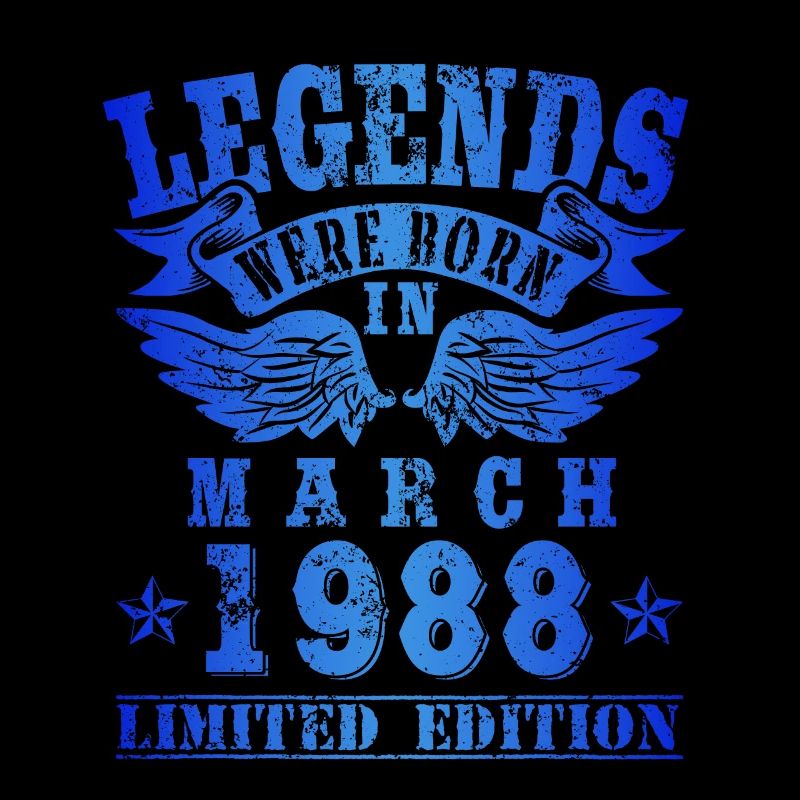 Legends est né en Mars 1988 Anniversaire