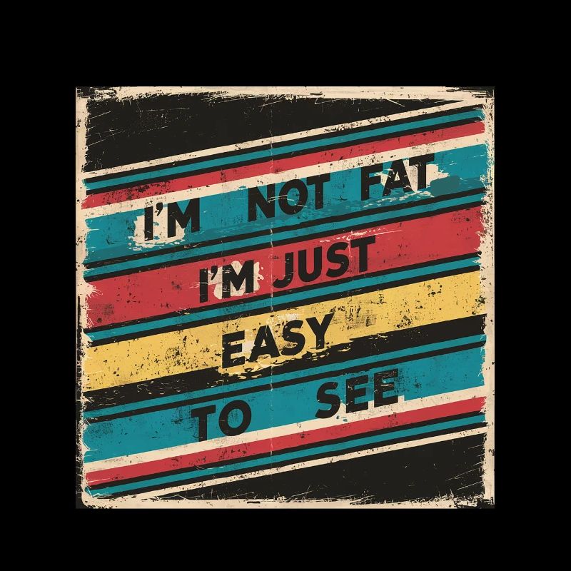 I'm Not Fat, I'm Just Easy To See 53