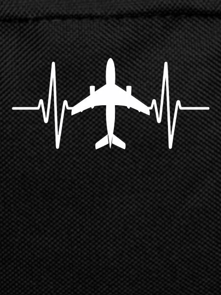 Airplane Heartbeat ECG Line