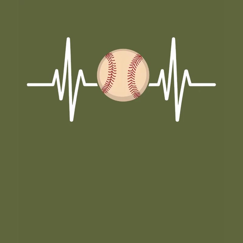 Conception de battement de cœur de baseball