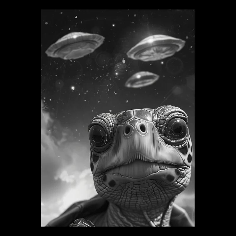 UFO Selfie Turtle