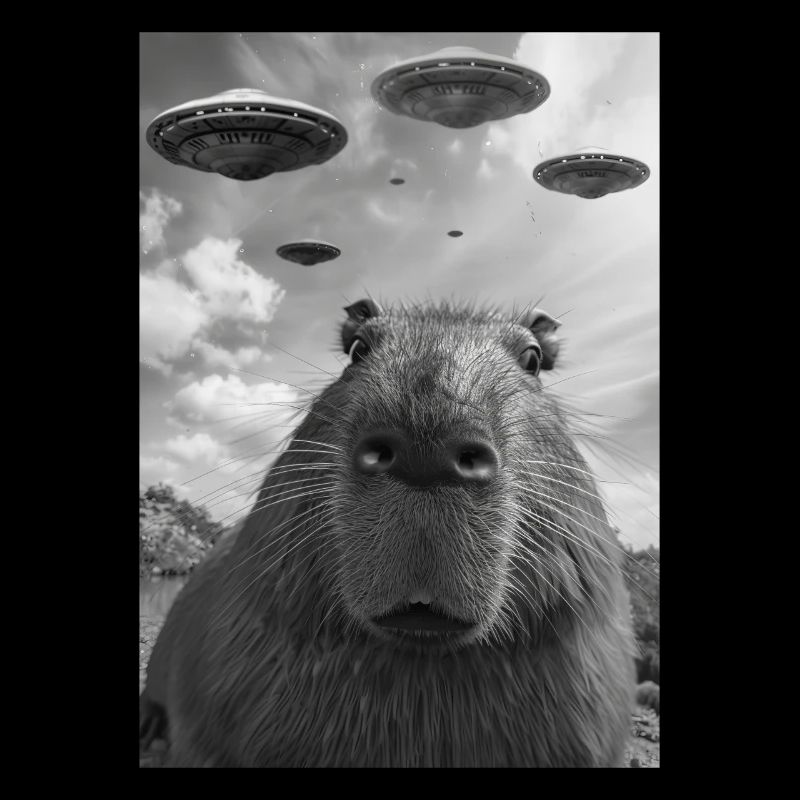 Capybara selfie OVNI