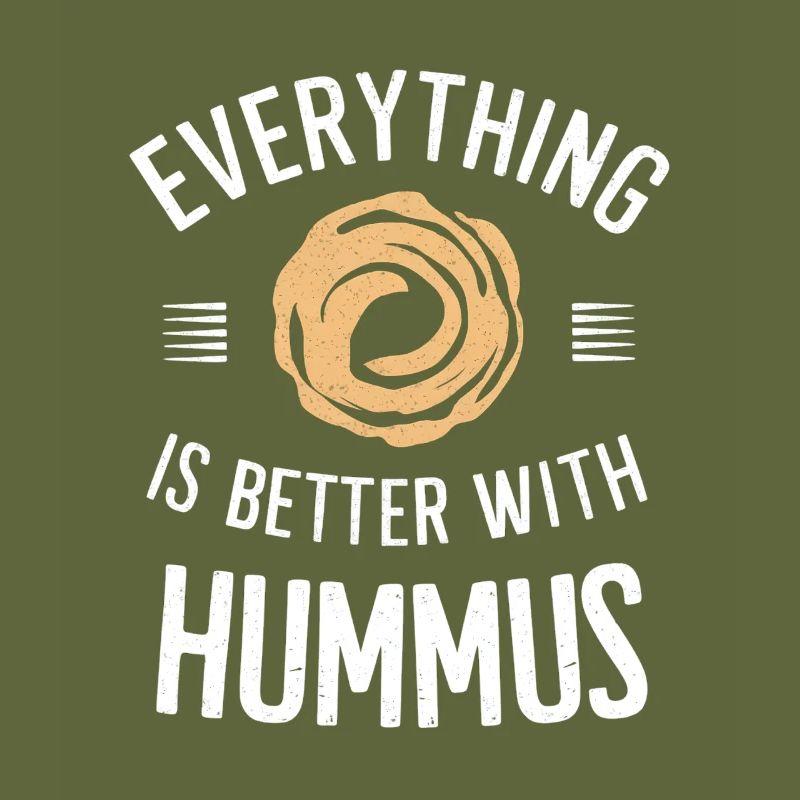 Everything is better with hummus