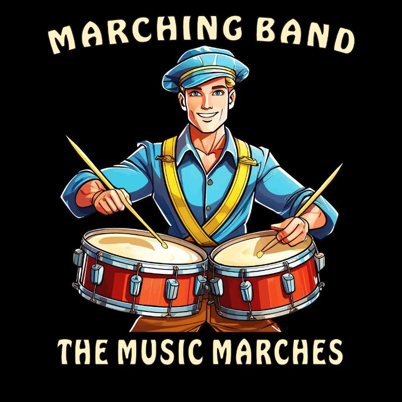 MARCHING BAND THE MUSIC MARCHES