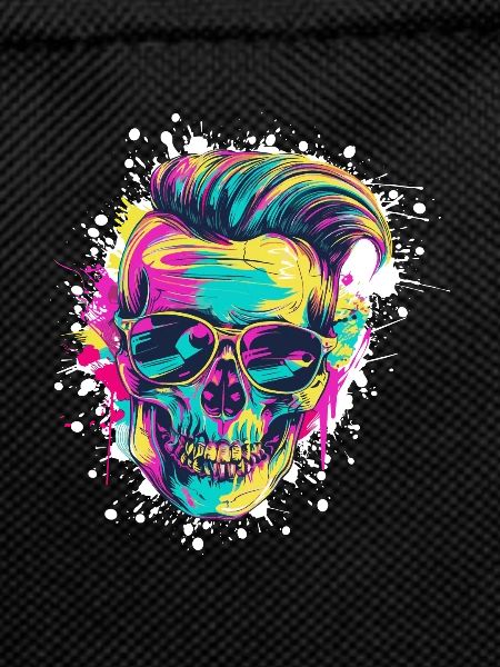 Techno Skull Party Hairstyle