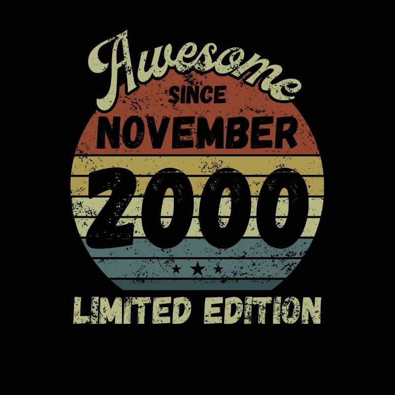 Awesome since November 2000 - Geburtstag