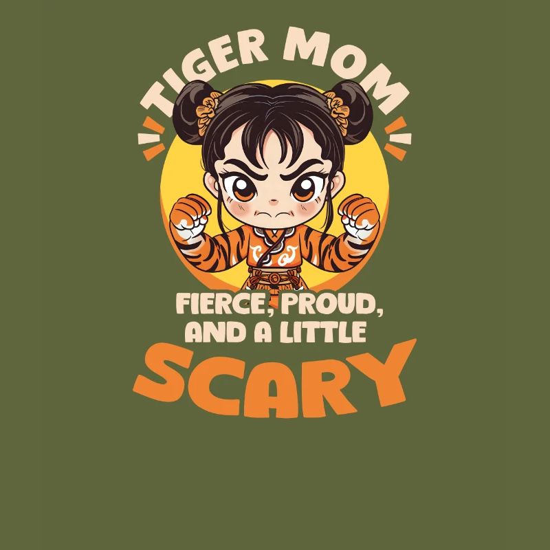 Chinesische Mutter Tigermutter: Wilde, stolze kleine Grusel