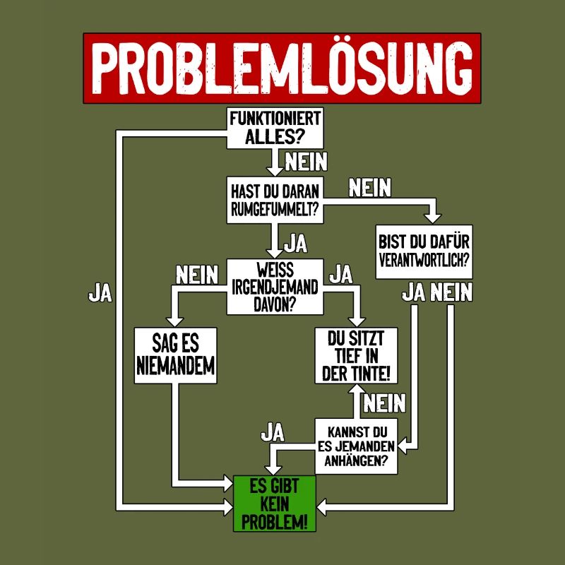 Problem solving Humorous instructions for everyday life