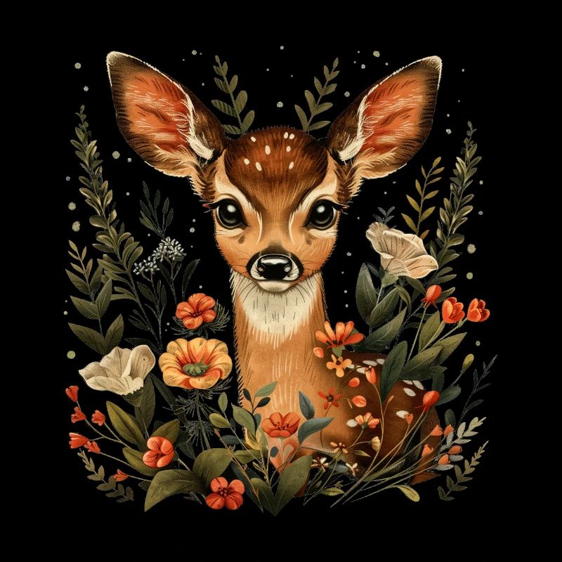 Blumen Hirsch