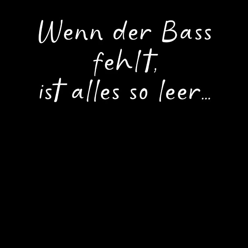 If the bass is missing everything is so empty -