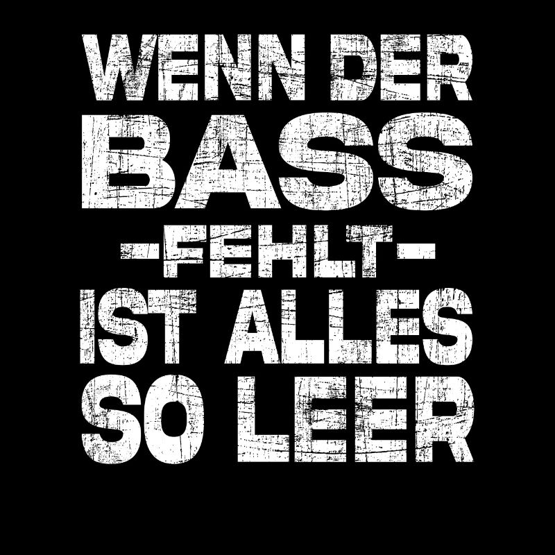 If the bass is missing everything is so empty -