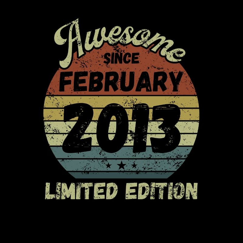 Awesome since February 2013 - Birthday