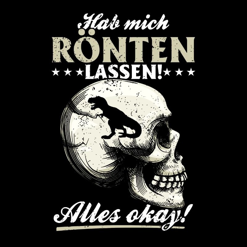 Röntgen Schwarzer Humor und makaberer Stil