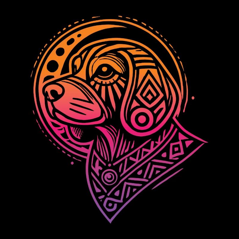 Beagle Tribal Moon Phases