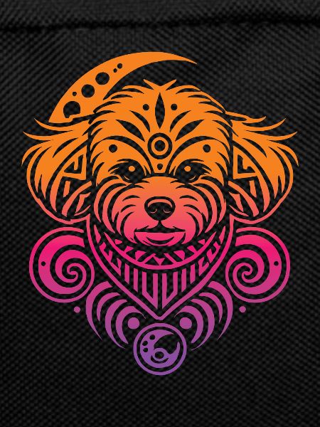 Bichon Frize Tribal Moon Phases
