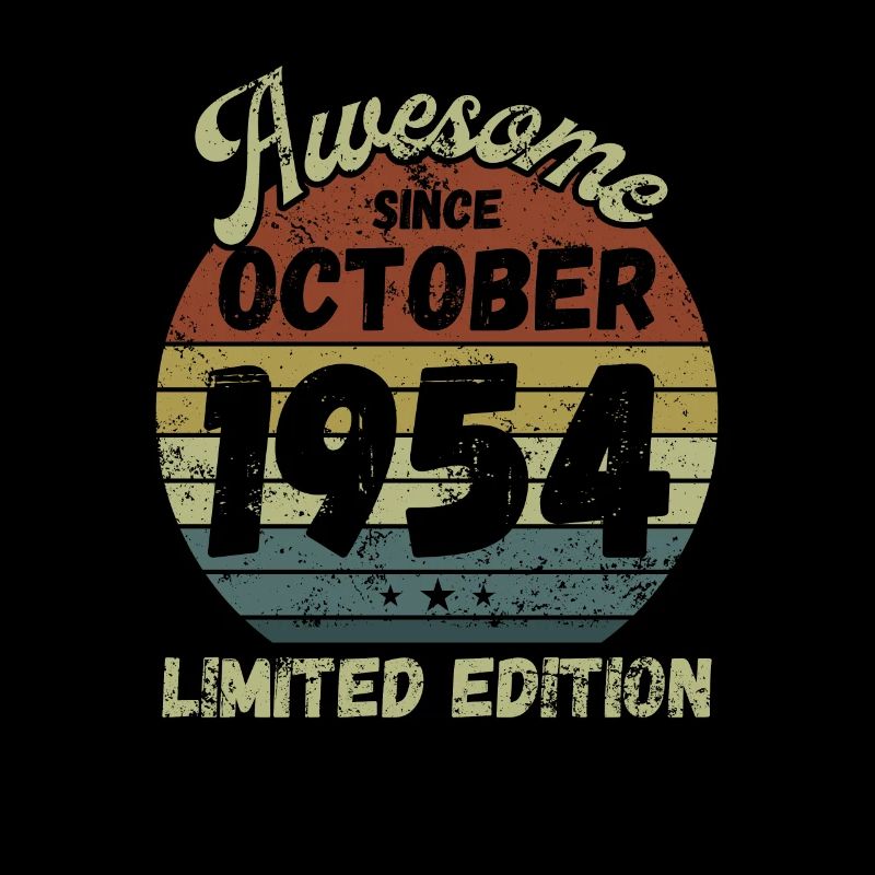 Awesome since October 1954 - Geburtstag