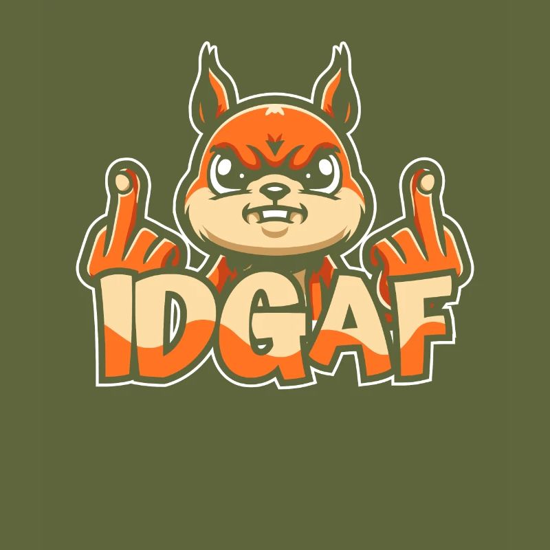 Squirrel Idgaf