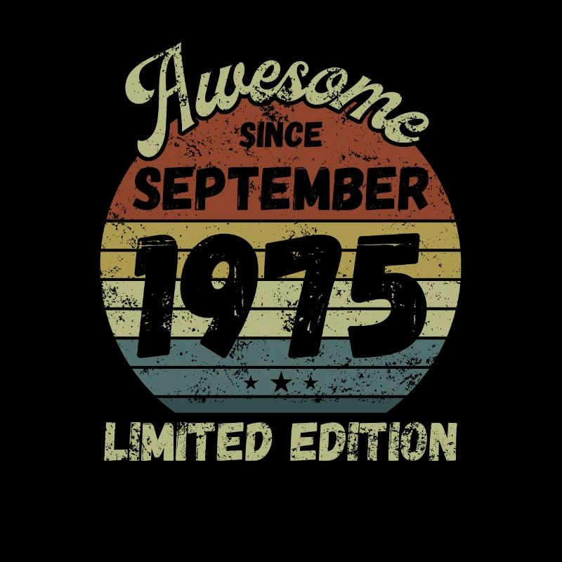 Awesome since September 1975 - Geburtstag