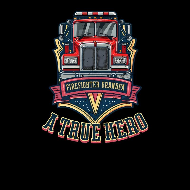 Firefighter Grandpa A True Hero