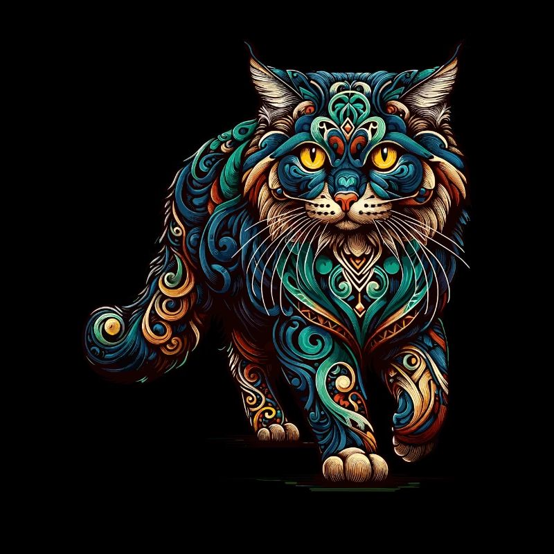 Mandala Art American Curl