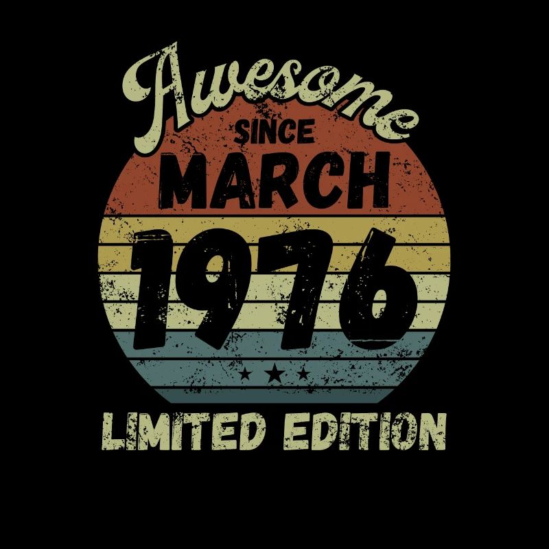 Awesome since March 1976 - Birthday