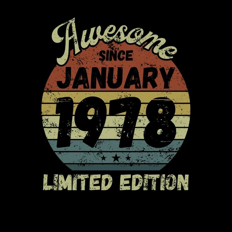 Awesome since January 1978 - Birthday