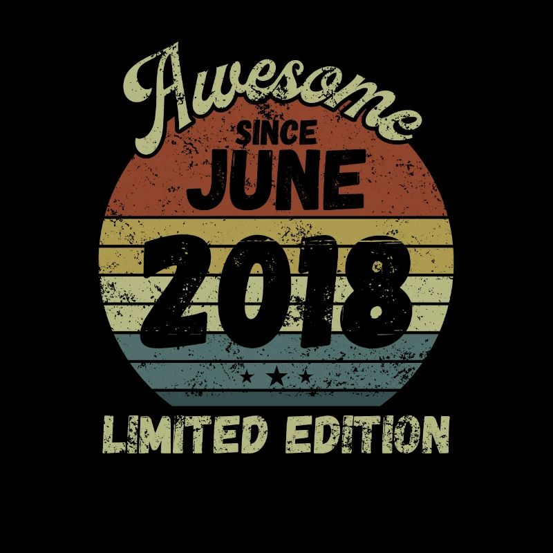 Awesome since June 2018 - Geburtstag