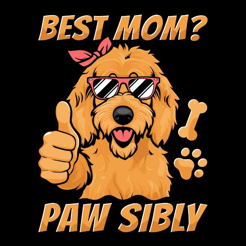 Golden Doodle Mutter Meilleure Maman Pawsibly