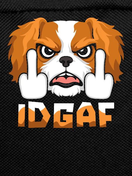 King Charles Cavalier Idgaf