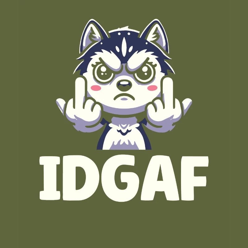 Siberian Husky Idgaf