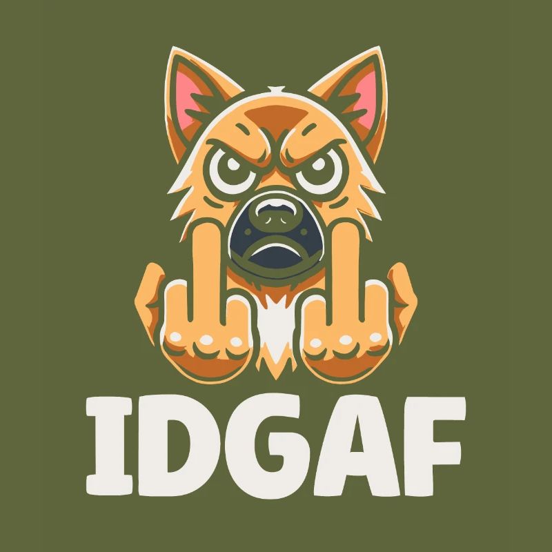 German Shepherd Idgaf