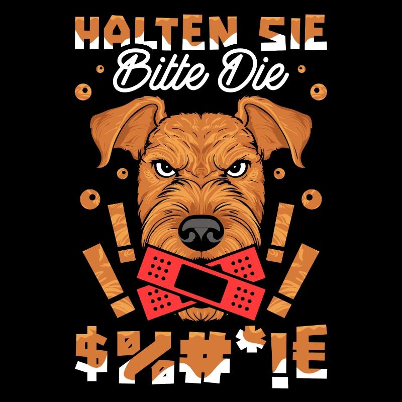 Airedale Terriers, please keep your mouth shut