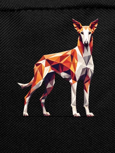 Geometric Art Ibizan Hound