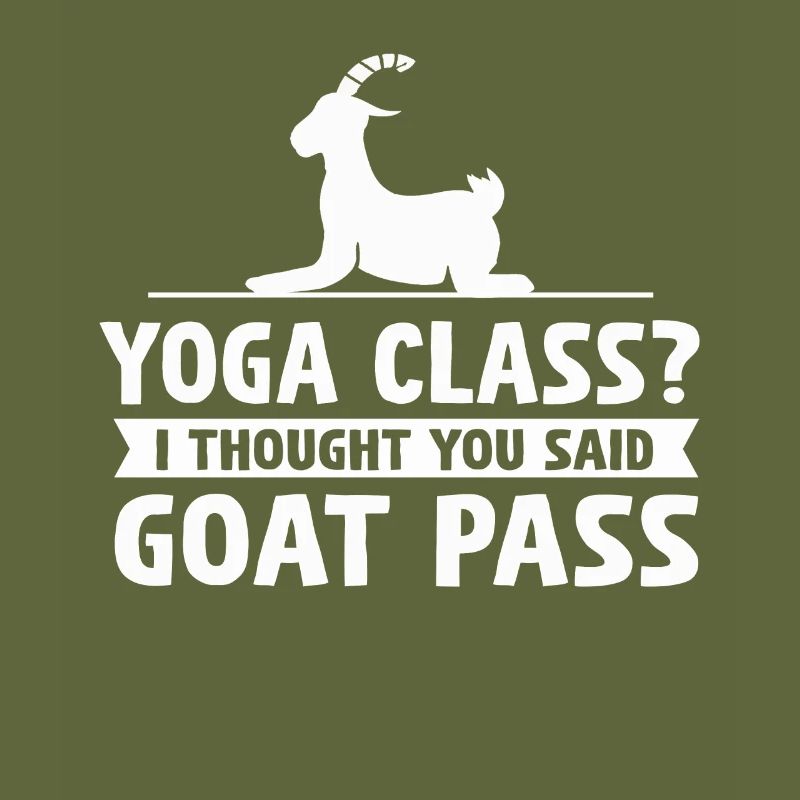 Yogastunde oder Ziegenpass