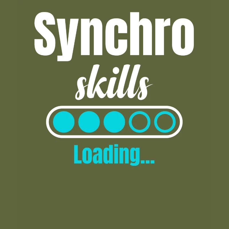 Chargement des compétences de synchronisation. Natation synchronisée