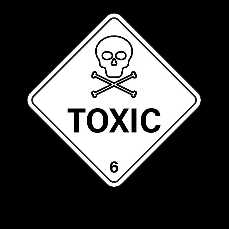 Toxic beware! Skull