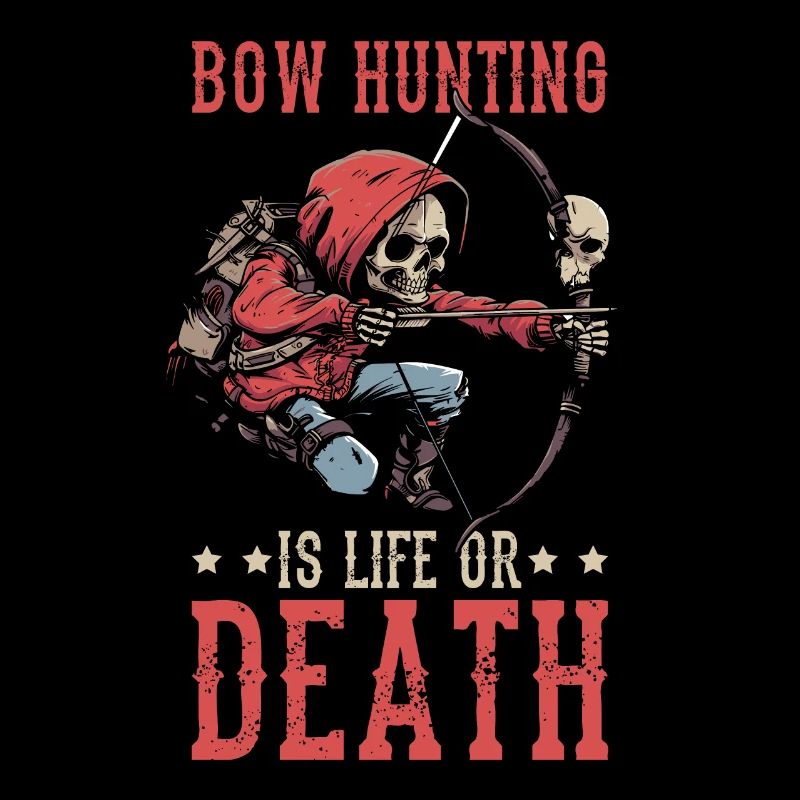 Bow Hunting Bow Hunter Skeleton