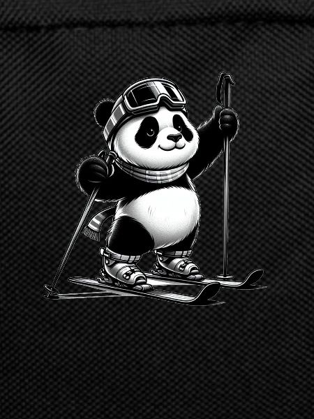 Cute Skier Panda