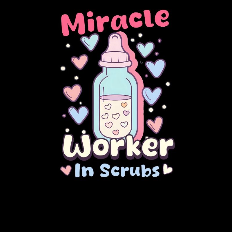 L&D Nurse Miracle Worker In Scrubs
