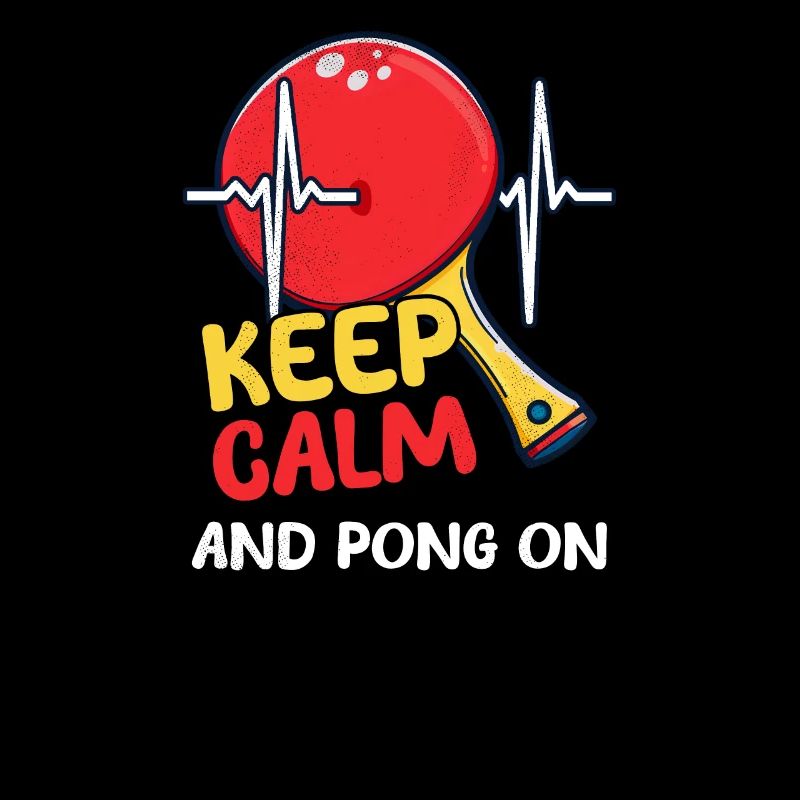 Ping Pong Keep Calm And Pong On