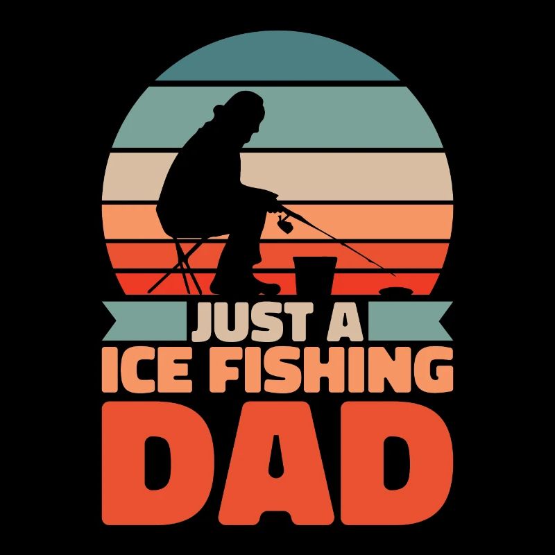 Eisfischen Eisangeln Vater