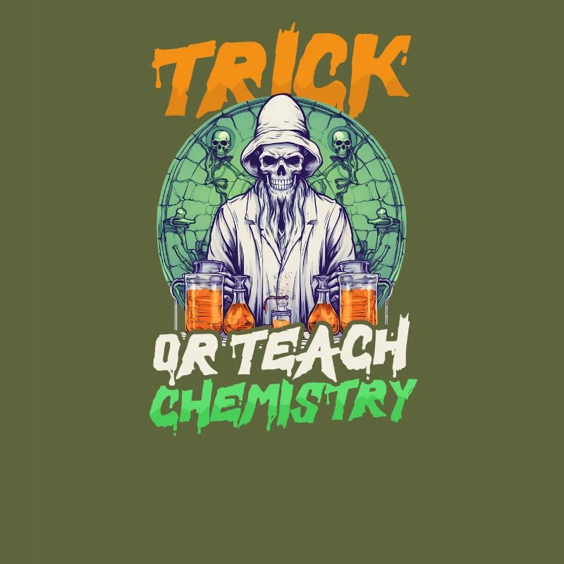 Halloween Chemielehrer Süßes Oder Saures Chemiker