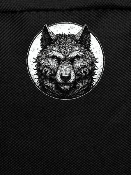 Wolf Face Portrait